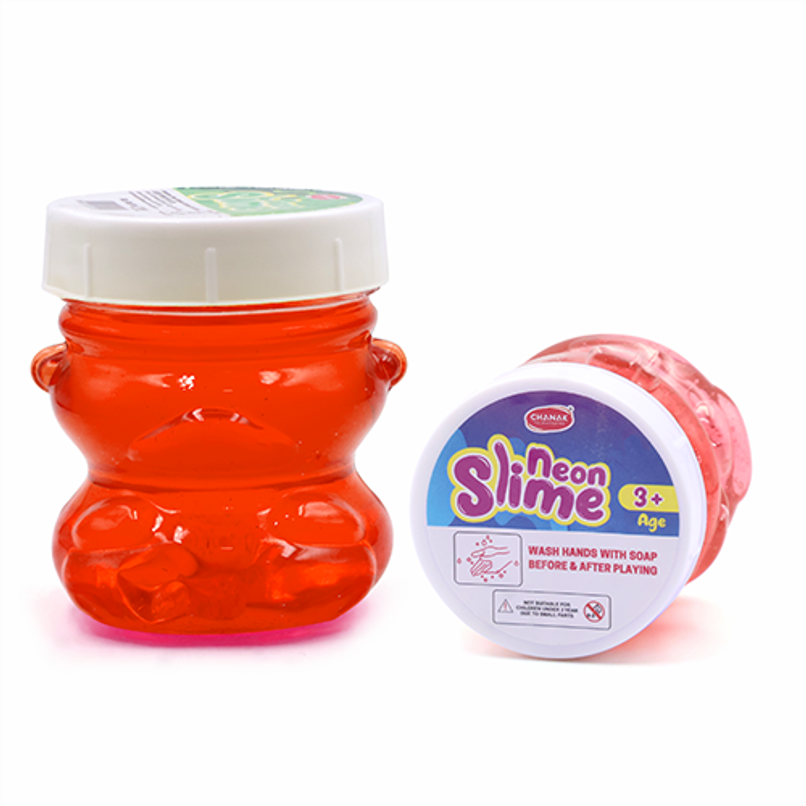 Aditi Toys Glitter Scented Slime Kit, Soft, Non-Sticky, Non-Toxic, Age 5+ | Red