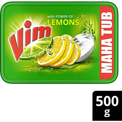 Vim Lemon Dishwash Bar Tub Vim Lemon Dishwash Bar Tub