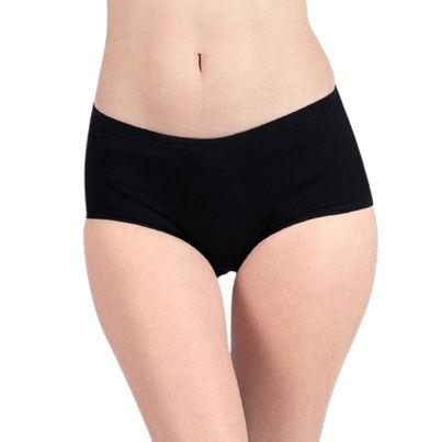 Fabpad Reusable Black Panties for Periods and Urine Leaks | Size | M