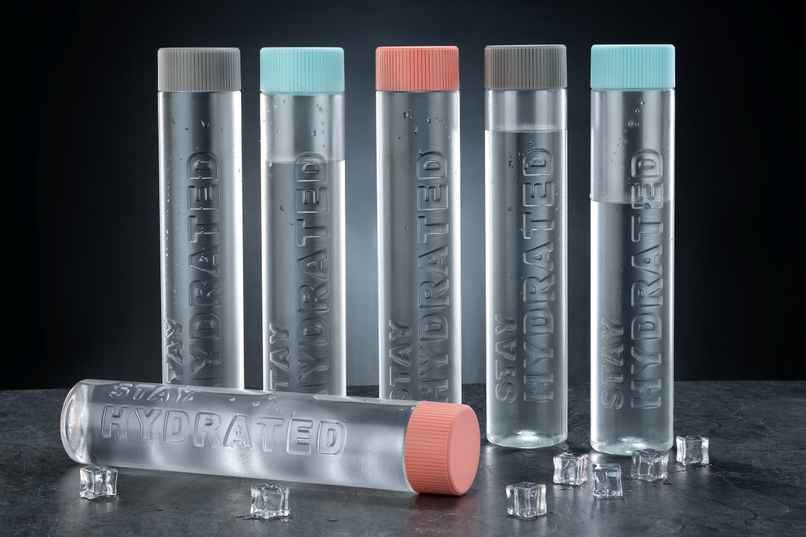 2Mech Plastic Bamboo Fridge Water Bottle