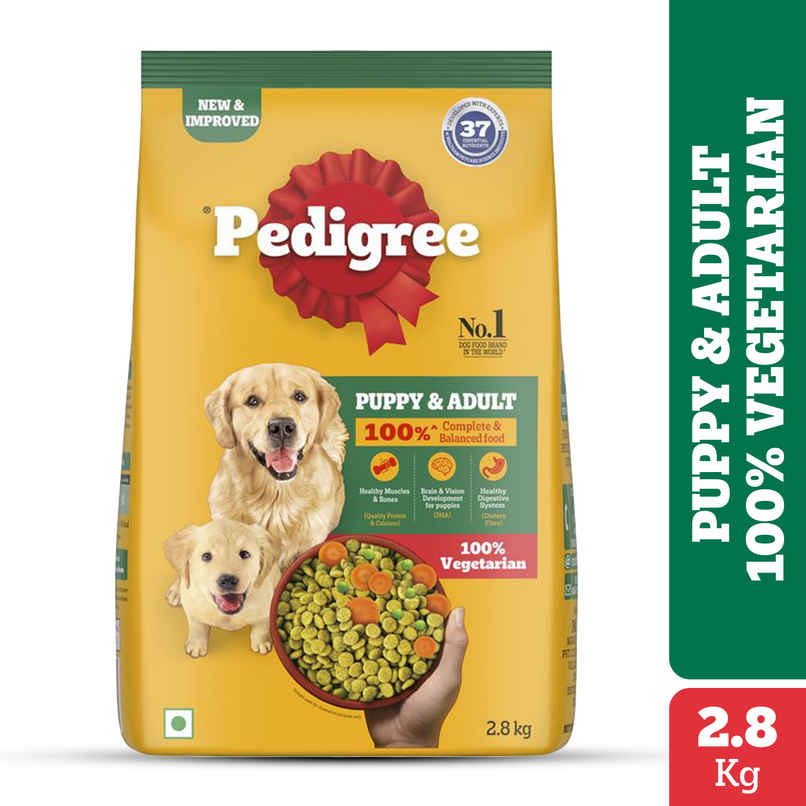 Pedigree Adult & Puppy Dry Dog Food | 100% Vegetarian
