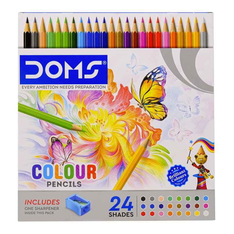 Doms Fsc 24 Shades Colour Pencil