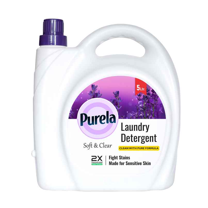 Purela Lavender Top & Front Load Balanced pH Non-Toxic Detergent Liquid Purela Lavender Top & Front Load Balanced pH Non-Toxic Detergent Liquid