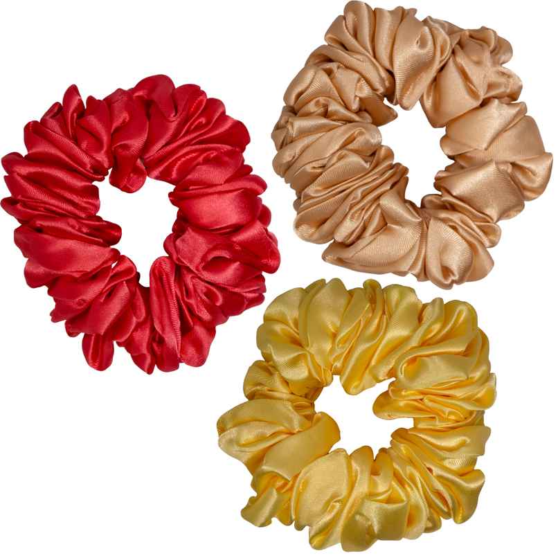 Midazzle Scrunchies-Assorted Color Set Of 3 Midazzle Scrunchies-Assorted Color Set Of 3