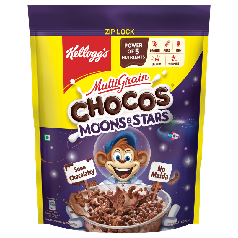 Kellogg's Multigrain Chocos Moons & Stars Kellogg's Multigrain Chocos Moons & Stars
