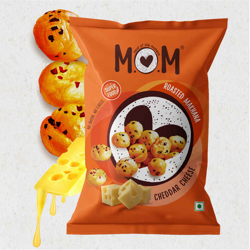 MOM Cheddar Cheese Roasted Makhana