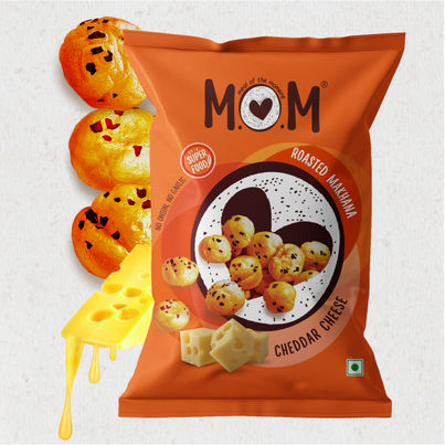 MOM Cheddar Cheese Roasted Makhana