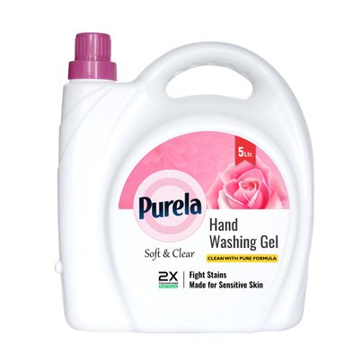 Purela Hand Wash Protection From Germs Hand Wash Liquids Liquid Handwash (Rose) 5 l