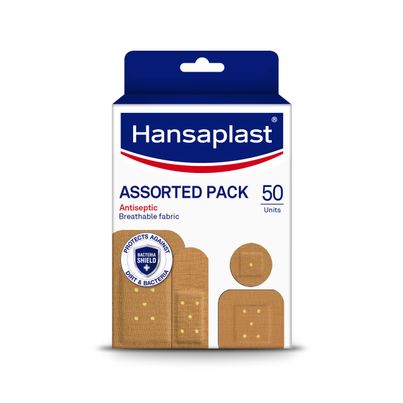 Hansaplast Assorted Antiseptic Bandages For Wound Protection