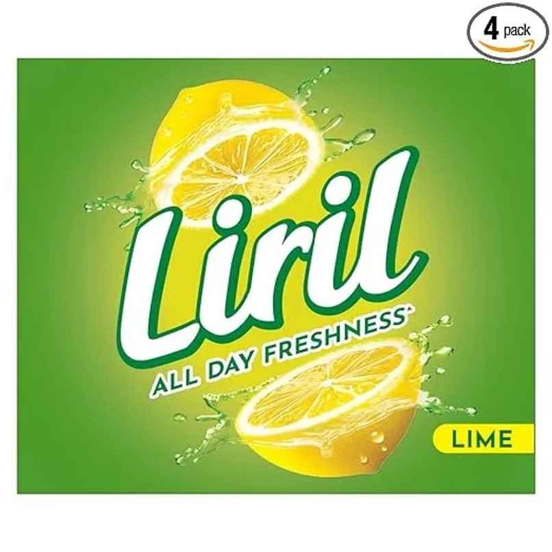 Liril Lime & Tea Tree Oil Soap (Pack Of 4)