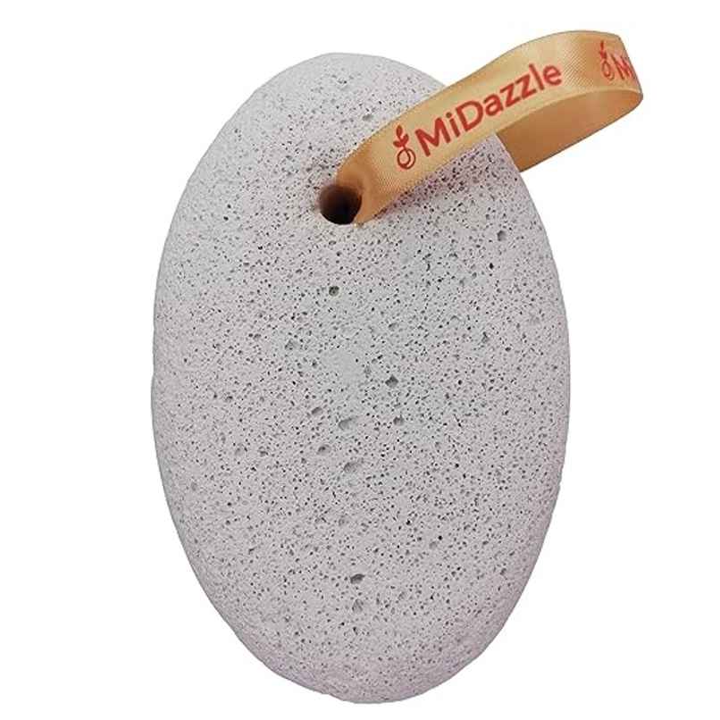 Midazzle Oval Pumice Stone - White, Large |MIPS5105