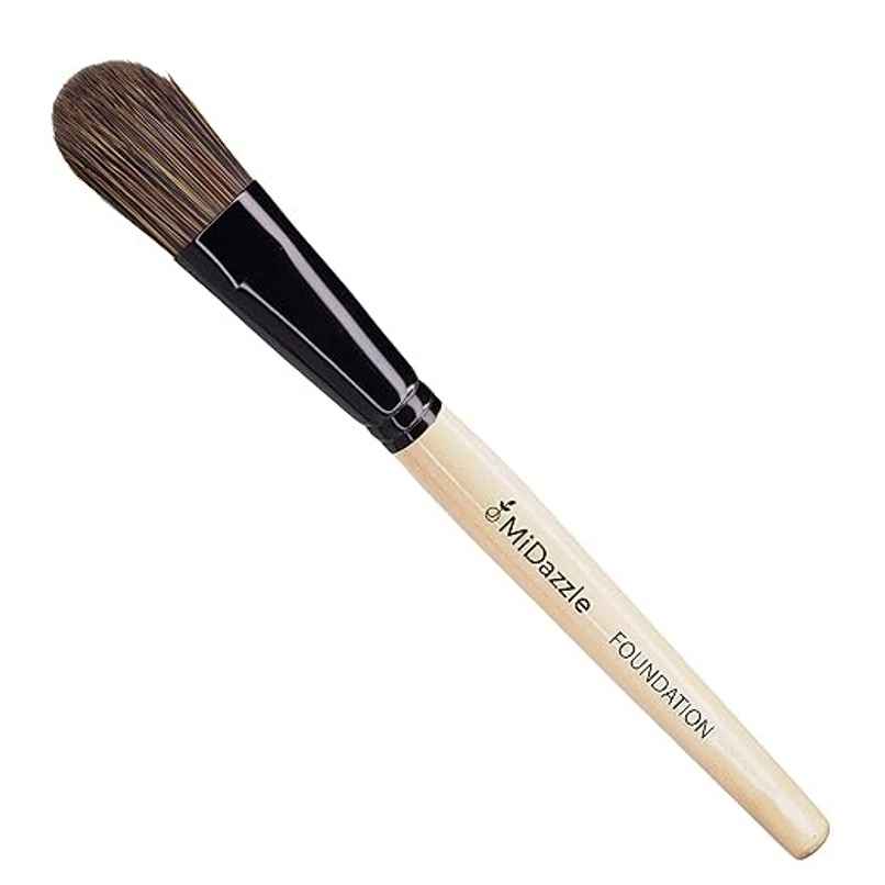 Midazzle Premium Wooden Foundation Makeup Brush |MIMB1108