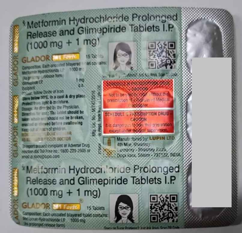 Glador M1 Forte Tablet PR