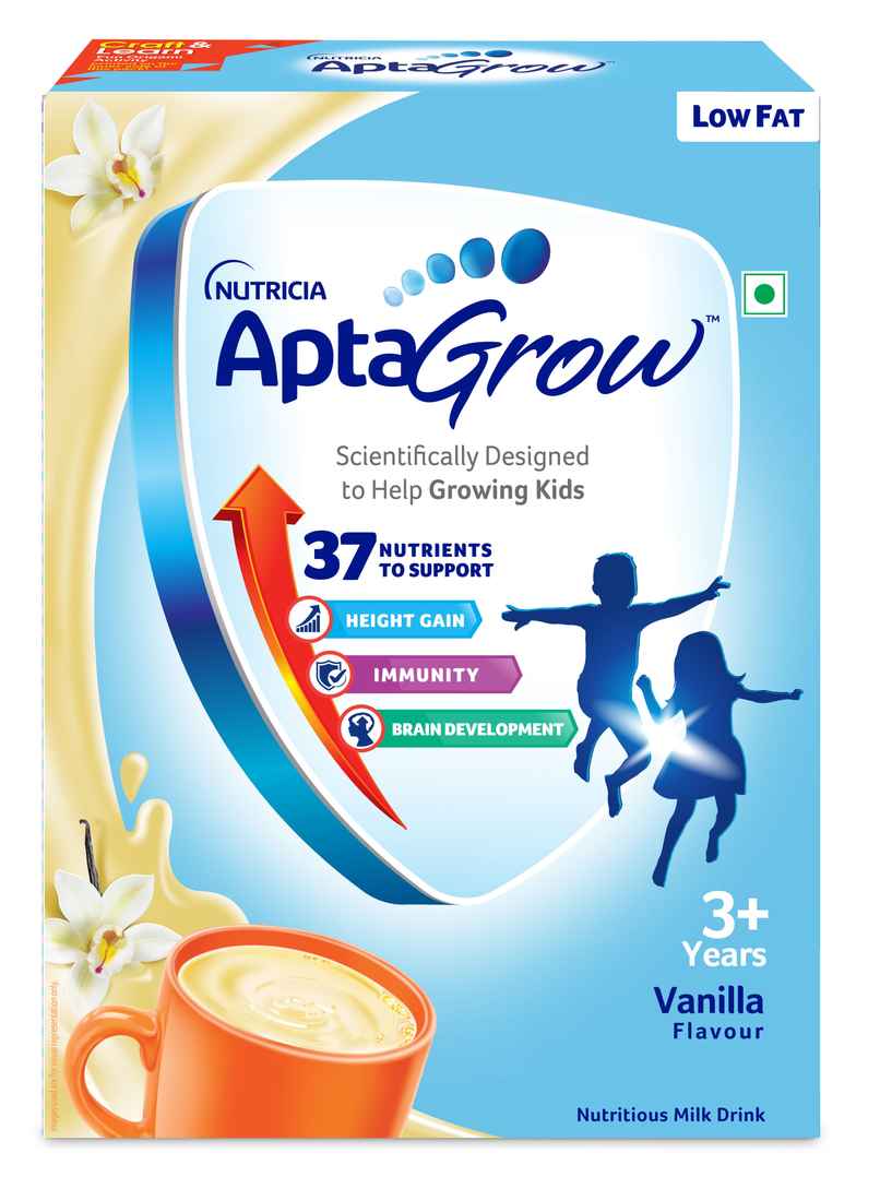 Aptagrow Health And Nutrition Drink Powder For Kid’s Growth Vanilla