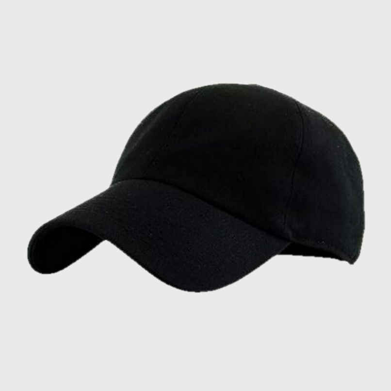 Infispace Pure Cotton Unisex Summer Sports Classic Cap Black Color