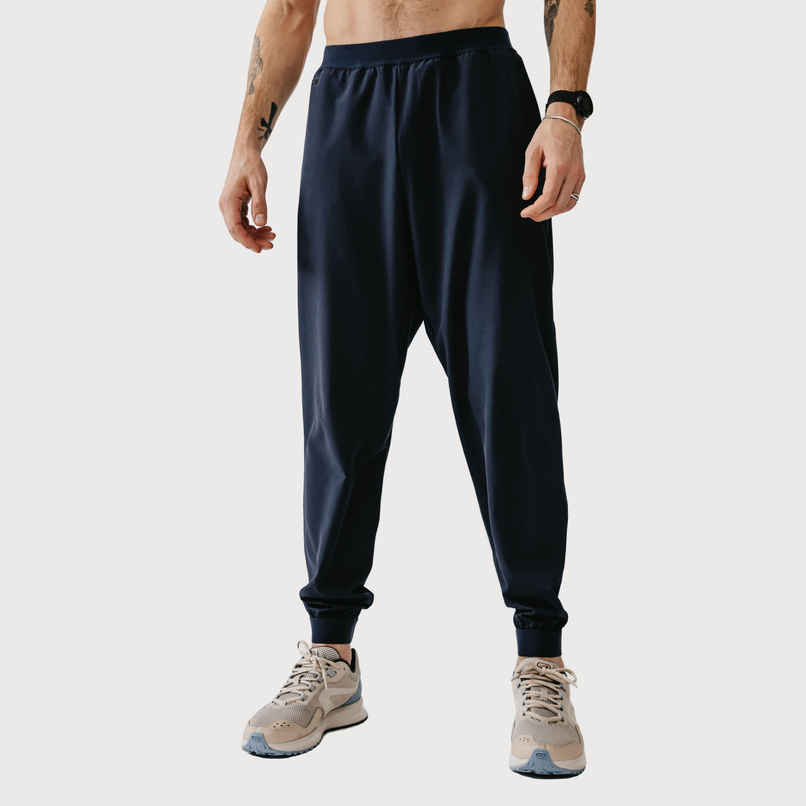 Decathlon | Kalenji Men's Back Pocket Running Trackpant | Dark Blue L Decathlon | Kalenji Men's Back Pocket Running Trackpant | Dark Blue L