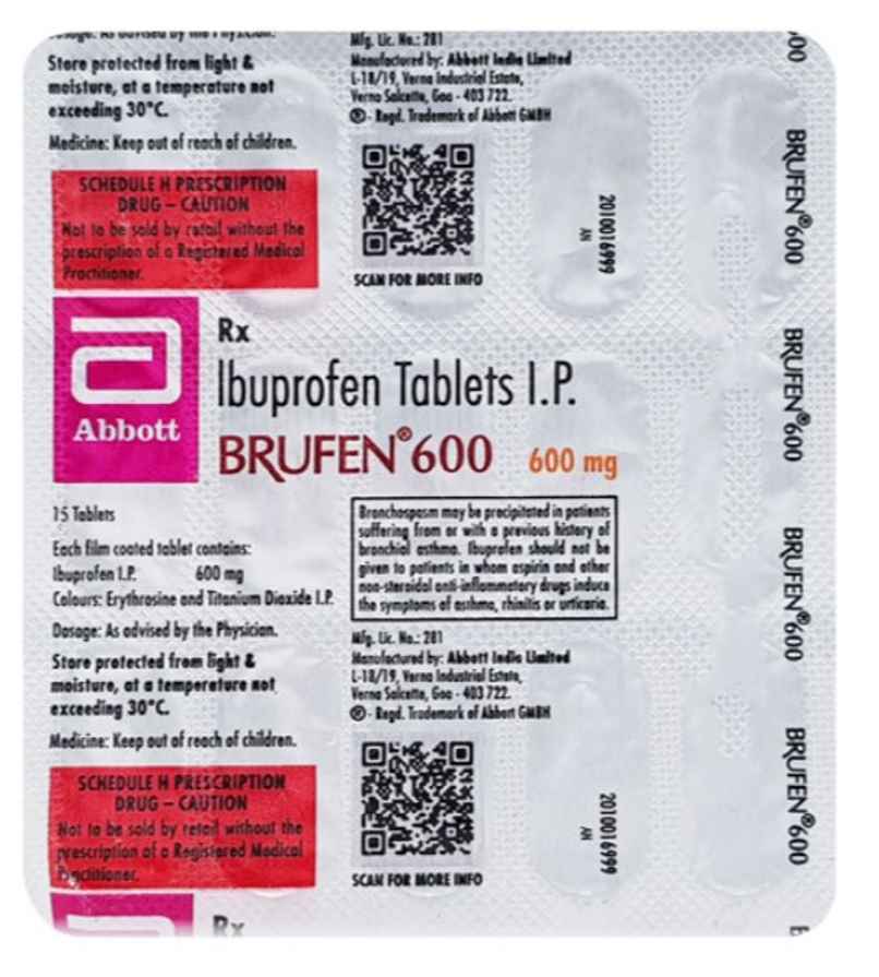Brufen 600mg Tablet Brufen 600mg Tablet