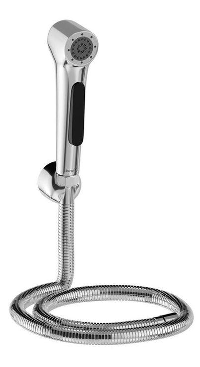 Lorazzo Imperial Health Faucet Jet Spray Set with 1-meter Hose Pipe | SS 304 and Wall Hook Lorazzo Imperial Health Faucet Jet Spray Set with 1-meter Hose Pipe | SS 304 and Wall Hook