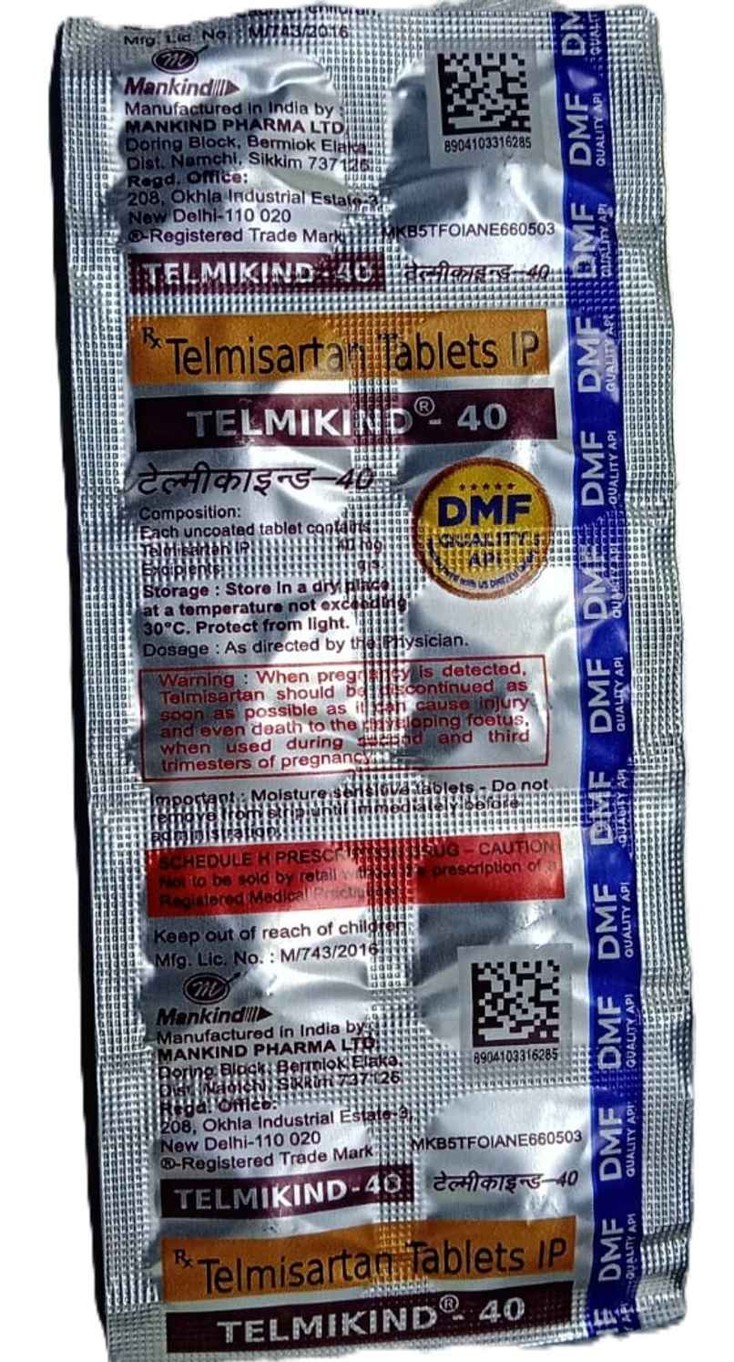 Telmikind-40 Tablet