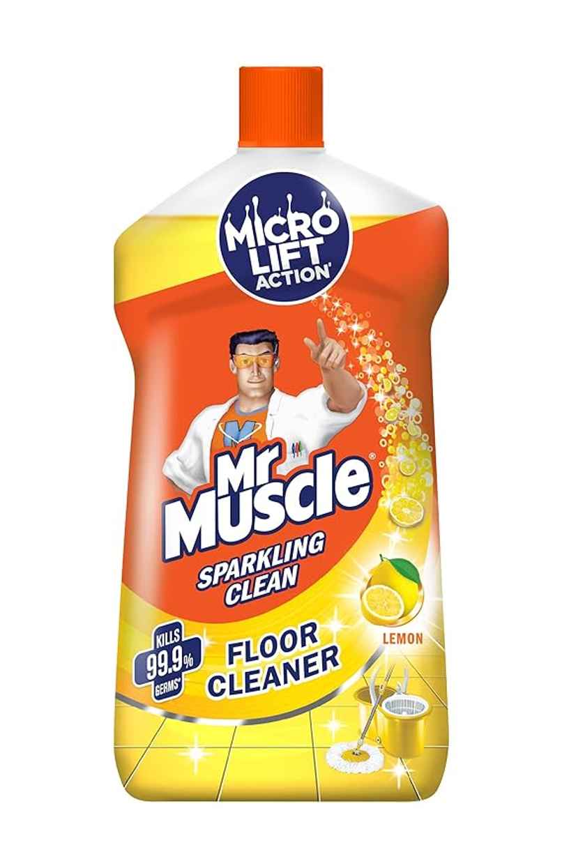 Mr. Muscle Lemon Citrus Sparkling Floor Cleaner Liquid