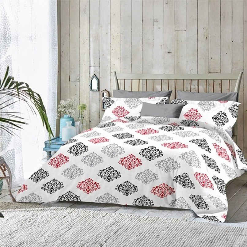 BAY6 100% Cotton 144 TC Double Bedsheet | 100 x 90 Inch, Paisley Print