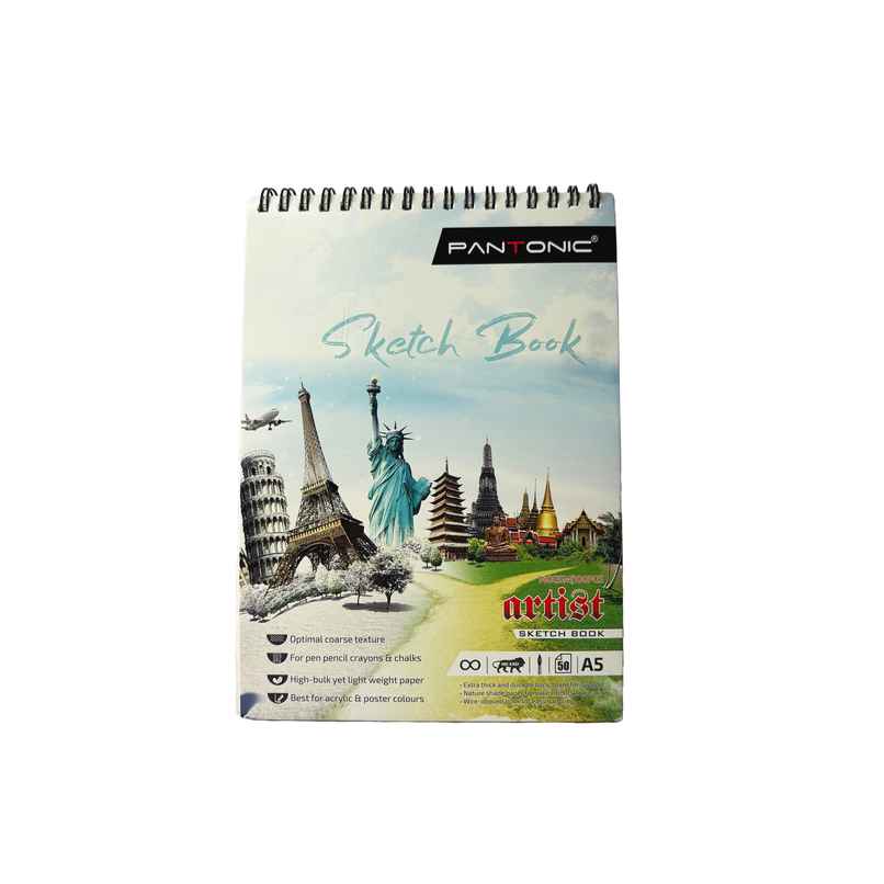 ABK A5 Sketch Pad 160 GSM - Assorted Design | Premium Paper