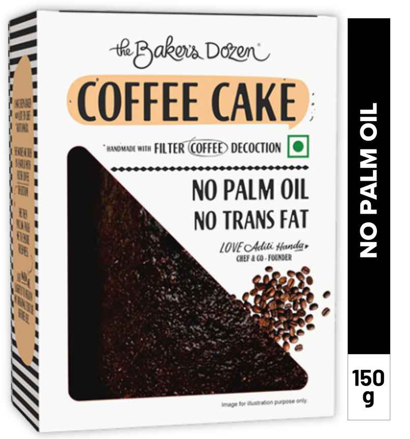 The Baker's Dozen Coffee Cake | Filter Coffee Decoction | Vegan Cake | Tea Cake | Zero Palm Oil
