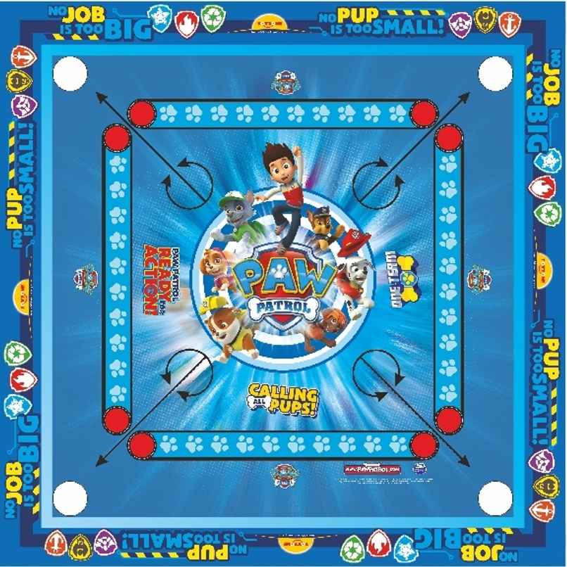 Toyzone Paw Patrol Carrom Board 20 | 62288