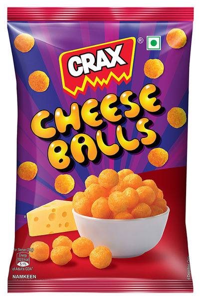 Crax Cheese Balls Puff Snacks