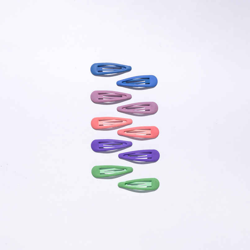 Gush Beauty Tic Tac Hair Pins/Clips | Multicolor | Green, Purple, Blue & Pink Gush Beauty Tic Tac Hair Pins/Clips | Multicolor | Green, Purple, Blue & Pink