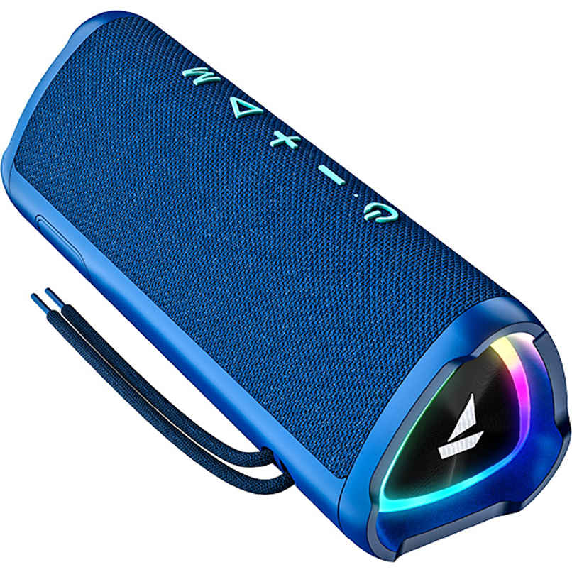boAt Stone 750 BT Speaker w/ 12W RMS Sound, 12 HRS Playback, RGB, TWS Feature & IPX5 (Marine Blue)