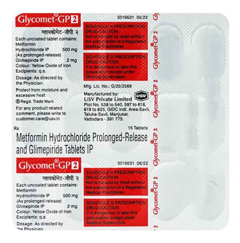 Glycomet-GP 2 Tablet PR