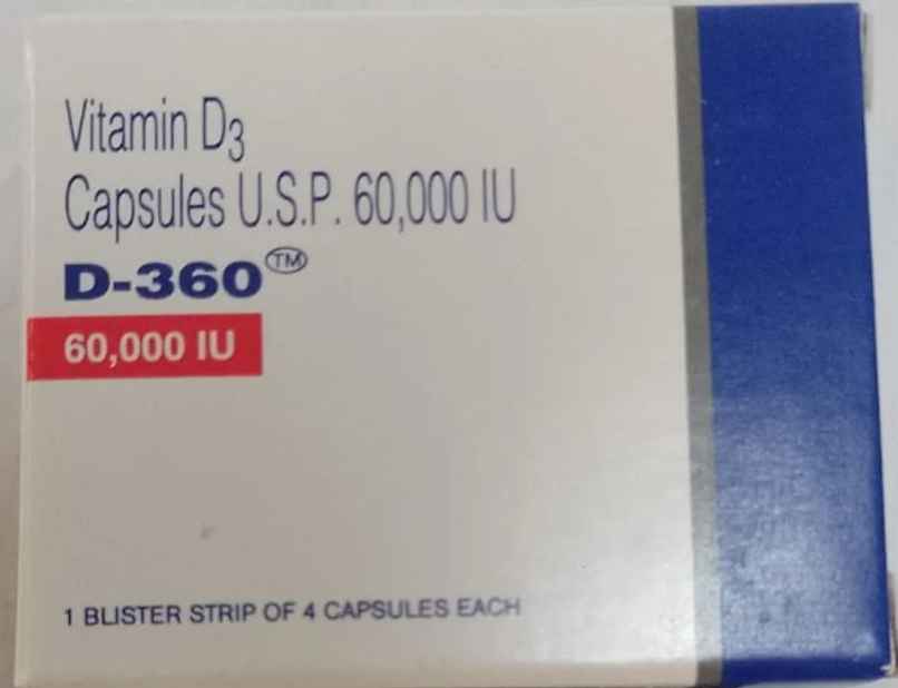 D-360 60,000 IU Capsule D-360 60,000 IU Capsule