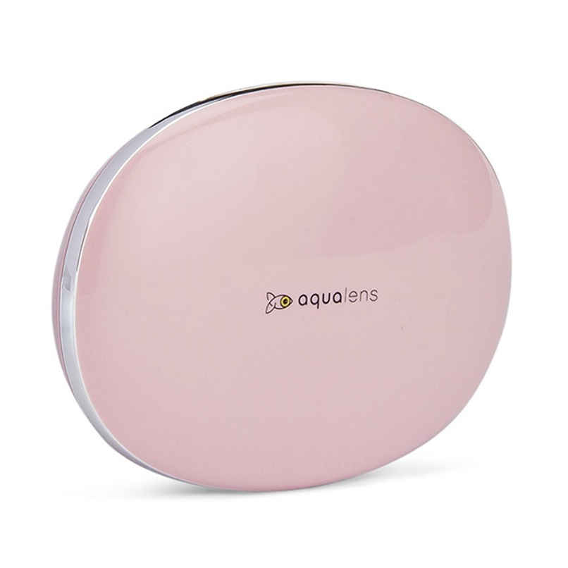 Aqualens Contact Lens Designer Case - Pink | Oval Aqualens Contact Lens Designer Case - Pink | Oval