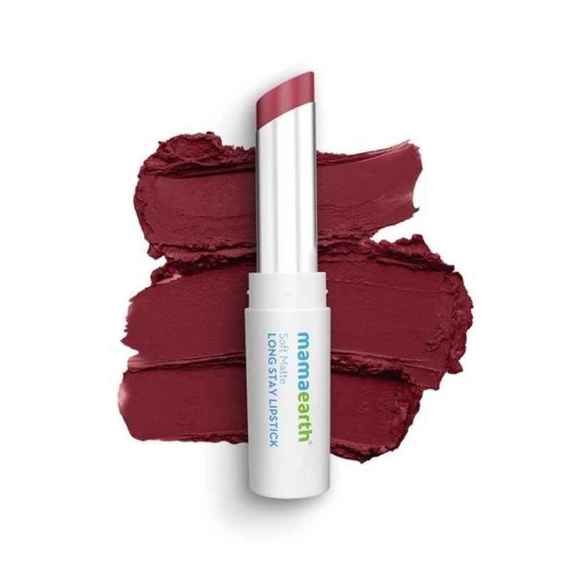 Mamaearth Soft Matte Long Stay Lipsticks - Grape Wine
