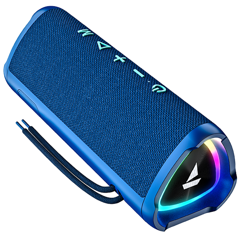 boAt Stone 750 BT Speaker w/ 12W RMS Sound, 12 HRS Playback, RGB, TWS Feature & IPX5 (Marine Blue)