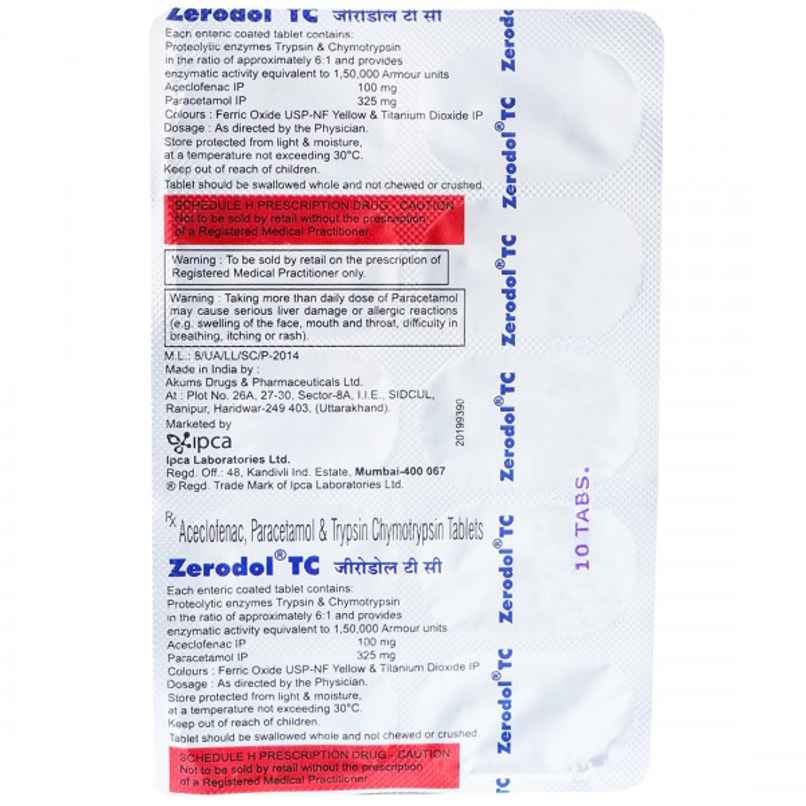 Zerodol TC Tablet Zerodol TC Tablet