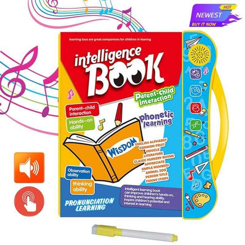 Fablue Intelligence Musical Study Book For Kids - Educational And Learning Toy