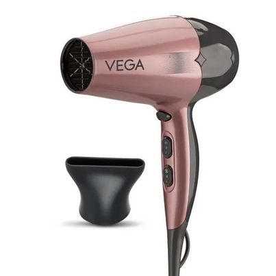 VEGA VHDH-25 Go Pro Hair Dryer With Cool Shot Button (Rose Gold, 2100 W)