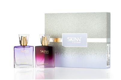 Skinn By Titan Women Celeste & Sheer Miniature Edp Gift Set Skinn By Titan Women Celeste & Sheer Miniature Edp Gift Set