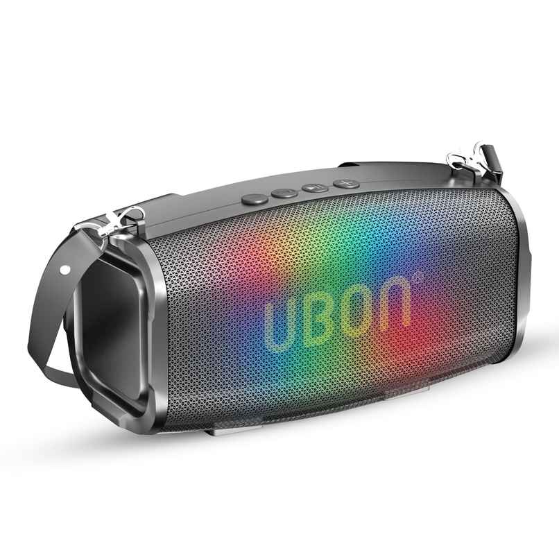 UBON Sultaan 10W BT Speaker with 1200 mAh Battery , Upto 10 Hrs Playtime, RGB lights, BT V5.3 (Black) UBON Sultaan 10W BT Speaker with 1200 mAh Battery , Upto 10 Hrs Playtime, RGB lights, BT V5.3 (Black)