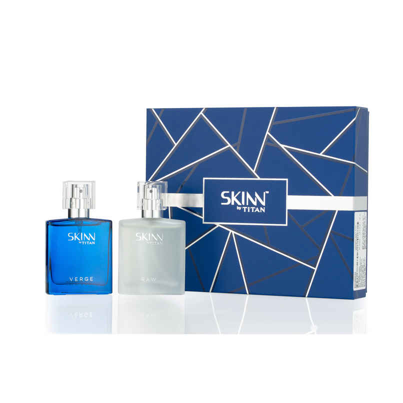 Skinn By Titan Raw And Verge Nos Perfumes For Men Edp