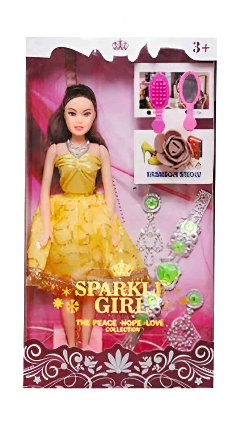 Wembley Sparkli Girl Doll (Colour May Vary)