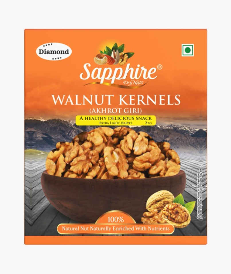 Sapphire Walnut Kernel Halves Orange Usa- Ruby Sapphire Walnut Kernel Halves Orange Usa- Ruby