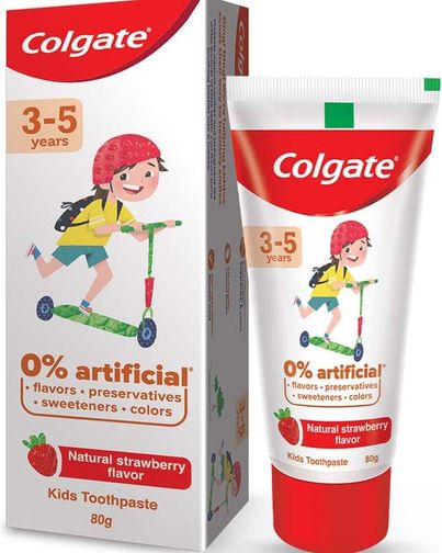 Colgate Toothpaste For Kids (3-5 Years) Natural Strawberry
