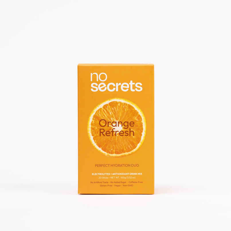No Secrets Perfect Hydration Duo Electrolytes & Antioxidants Orange Fresh