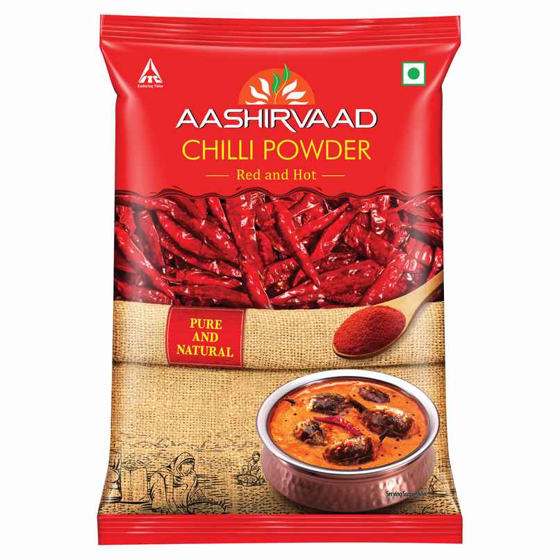 Aashirvaad Chilli Powder | Red Hot Chilli Powder With No Added Flavours And Colours