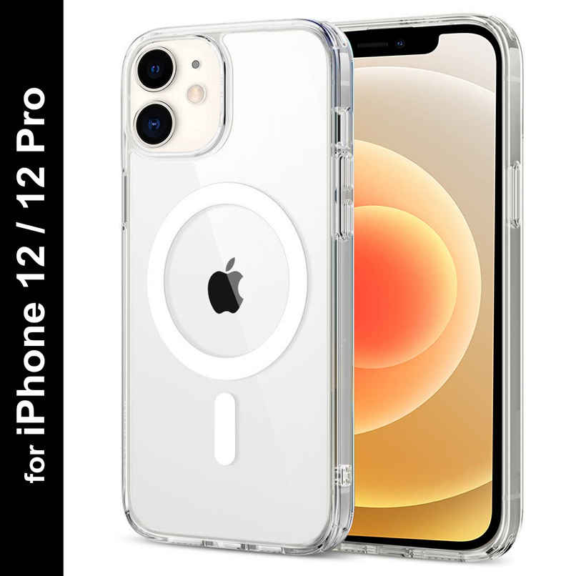 Zapcase Back Cover For Apple Iphone 12 (MagSafe-Clear)