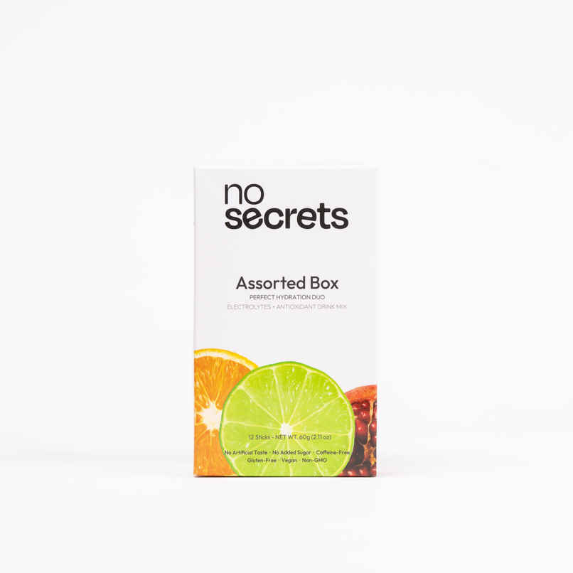 No Secrets Perfect Hydration Duo Electrolytes & Antioxidants Assorted Box