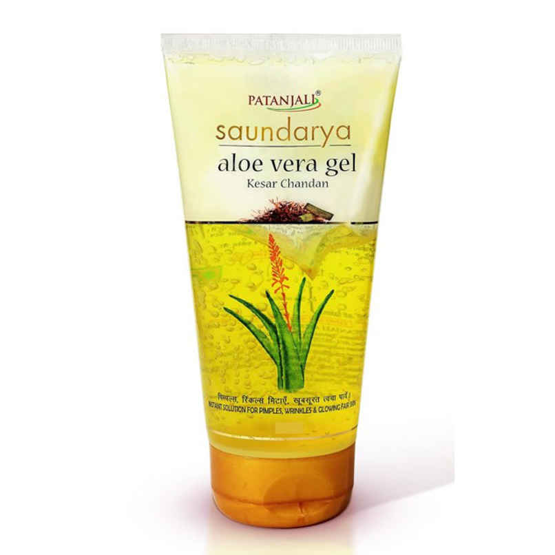 Patanjali Ayurveda Saundarya Aloe Vera Kesar Chandan Gel 150mL Patanjali Ayurveda Saundarya Aloe Vera Kesar Chandan Gel 150mL